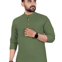 EdinWolf Men Cotton Mandarin Collar Kurta-picture-16