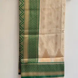 CaniBani Woven Design Zari Silk Blend Banarasi Saree image 2