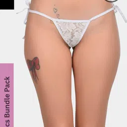 ZERJAMA Women White Briefs-image-44