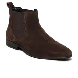 Teakwood Leathers Men Suede Chelsea Boots image 4