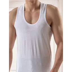 CAVENDERS Pack of 3 Cotton Innerwear Vests-picture-31