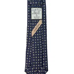 The Tie Hub Men Geometric Printed Skinny Tie image 5