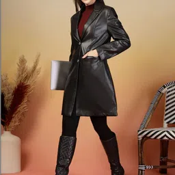 The Roadster Lifestyle Co Notched Lapel Overcoat image 2