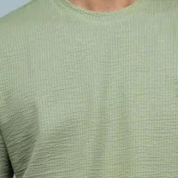 Fort Collins Men Solid Round Neck Cotton T-shirt image 2