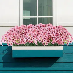 Dekorly Pink Plastic Artificial Flowers & Plants Without Pot-image-90