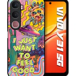 QRIOH Abstract Printed Vivo Y31 5G Back Case Mobile Accessories image 4