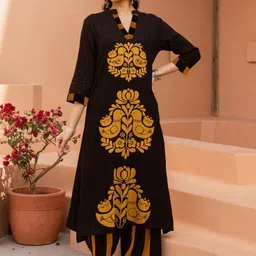 Anni Designer Women Ethnic Motifs Printed Kurta with Palazzos image 3