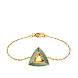 Joyalukkas Women 18Kt Lobster Closure Gold Tri Fusion Bracelet - 3.36g image 5