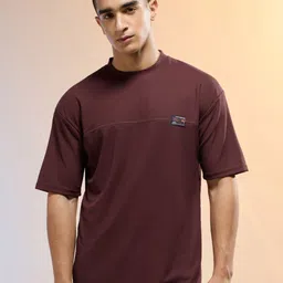 Technosport Men Anti Static Solid Round Neck Relaxed Fit T-shirt-picture-34