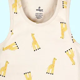KiddoPanti Boys Pack Of 3 Basic Innerwear Vests SS25BVT007-Dusty Blue /Beige /Power Blue image 2