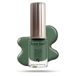Seven Seas Mood Boost Long Lasting & Chip Resistant Nail Paint -11 ml - Olive Green 35-image-47