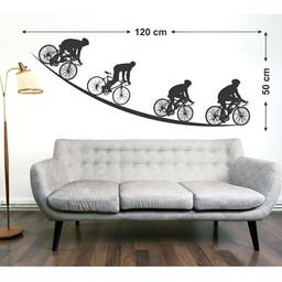LANSTICK Riders With Cycles Wall Sticker-picture-49