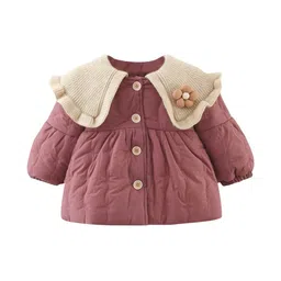 StyleCast x Revolte Girls Peter Pan Collar Parka Coats-picture-35