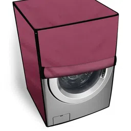 The Furnishing Tree Maroon Plastic Washing Machine Cover-picture-24