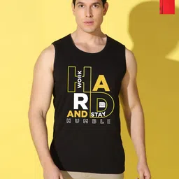 WOOSTRO Men Pack Of 2 Typography Printed Scoop Neck Cotton Slim Fit T-shirts-picture-51