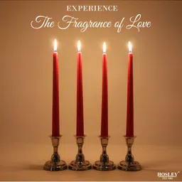 HOSLEY Red 4 pieces Pillar Candle-picture-27