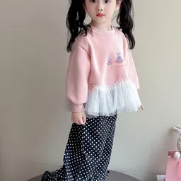 LULU & SKY Girls Printed T-shirt with Palazzos image 4