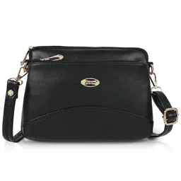 Lancer Women Solid Structured Leather Sling Bag-picture-33