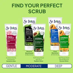 st. ives St.Ives BHA Exfoliant Scrub With Green Tea & Bamboo - 170 g image 4
