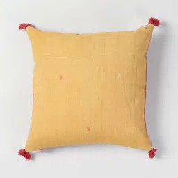 Eyaas Yellow & Pink Set of 2 Geometric Square Cushion Covers image 4