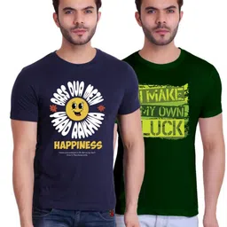 T.T. Pack Of 2 Printed Round Neck T-shirt image 2