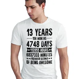 Seekbuylove Men Bio Finish 13Th Birthday Round Neck Pure Cotton T-shirt-picture-36
