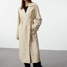 Trendyol Women Double-Breasted Trench Coats-picture-26