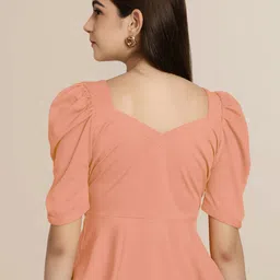 Mast & Harbour Women Pack Of 2 Puff Sleeves Top image 4