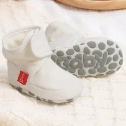 NESKA MODA Kids Anti Skid Cotton Booties with Velcro Closure-picture-21