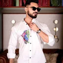 Foomer Men Standard Opaque Casual Shirt image 1