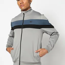 Performax Men Colourblocked Lightweight Dry Fit High Neck Training or Gym Sporty Jacket-picture-25
