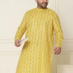 SOJANYA PLUS Men Bandhani Printed Kurta image 1