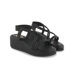 Shoetopia Wedge Sandals with Tassels image 2