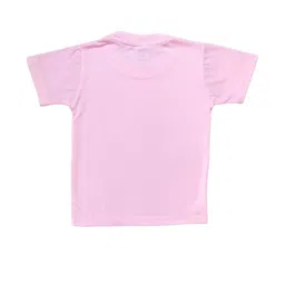 Cute Pals Kids-Unisex Pink Cotton Tshirts image 3