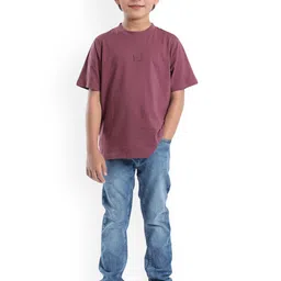 RARE ONES Boys Sira Slim Fit Mid-Rise Heavy Fade Jeans-image-97