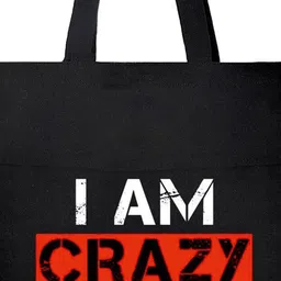 the sack co Women Typography Printed Swagger Tote Bag image 3