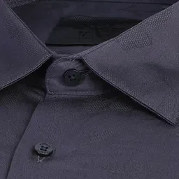 Arrow Jacquard 1851 Tailored Fit Floral Printed Pure Cotton Formal Shirt image 5