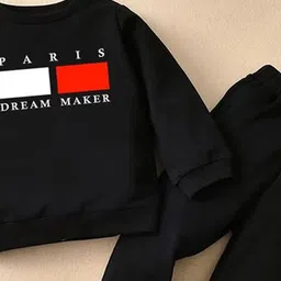 BILLYBALL Kids Printed Pure Cotton Sweatshirt With Jogger image 3