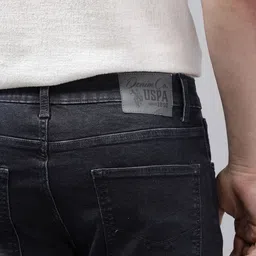 U.S. Polo Assn. Denim Co. Men Cole Tapered Crop Skinny Fit Light Fade Stretchable Jeans image 5