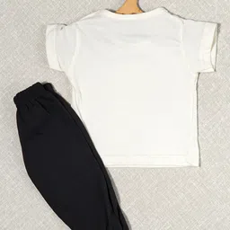 CRAZE N STITCH Boys Multi Cotton Solid Tshirts image 4