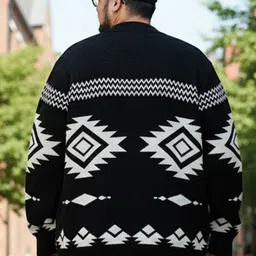 HERE&NOW Men Printed Cardigan image 4