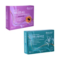 Mexico herbs Set Of 2 Bridal & Hydra Boost Facial Kit For Anti Ageing - 60 g Each-picture-25