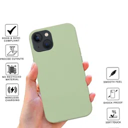 SPRIG Solid Printed iPhone 14 Back Case Mobile Accessories image 4