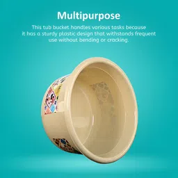 Aura White & Blue 3 piece Abstract Plastic Bath Accessories Set image 2