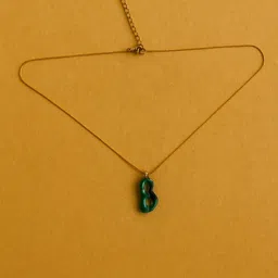 The Jewellery Tale Gold-Plated Enamelled Necklace-picture-12