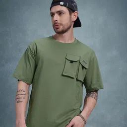 The Roadster Life Co. Relaxed Fit Pure Cotton T-shirt-picture-36