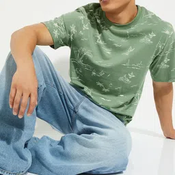 max Men Printed Tropical T-shirt image 3