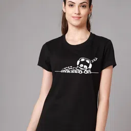 Moda Rapido Women Graphic Printed Round Neck Cotton T-shirt-image-84