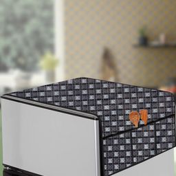 The Furnishing Tree Grey Plastic Refrigerator Cover-picture-26