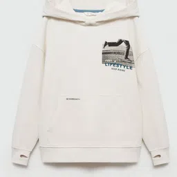 Mango Kids Boys Cotton Printed Detail Hooded Sweatshirt-picture-26
